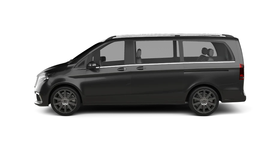 Side view of MPV Mercedes Benz V Class
