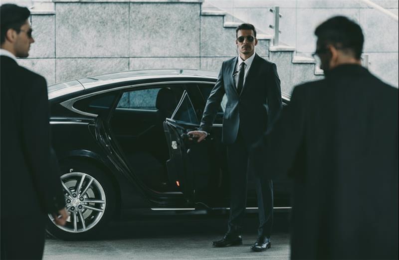 Carey UK executive protection services providing personal security and bodyguard services with luxury chauffeur-driven transportation.